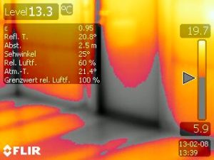 Schadenserkennung mittels Thermografie